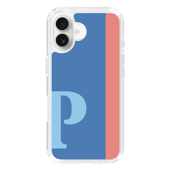 Slim Protection Case［ オリジナル - initial color line - P blue ］