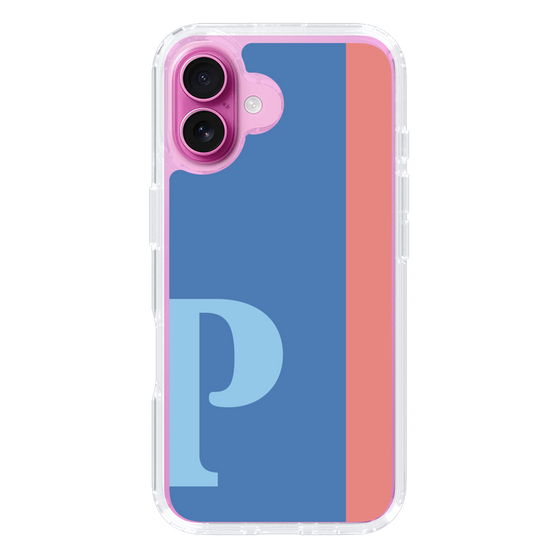 Slim Protection Case［ オリジナル - initial color line - P blue ］