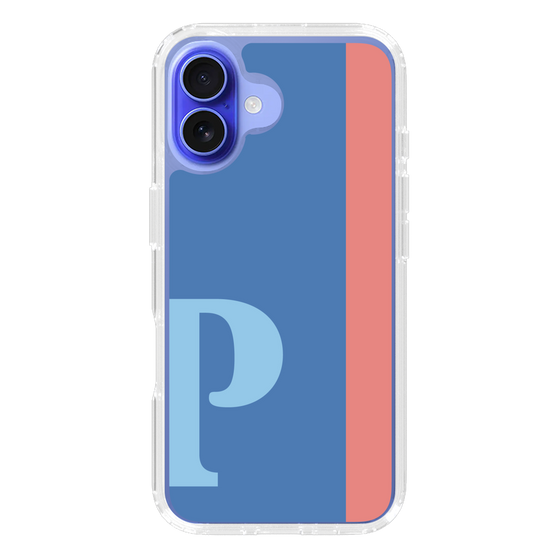 Slim Protection Case［ オリジナル - initial color line - P blue ］