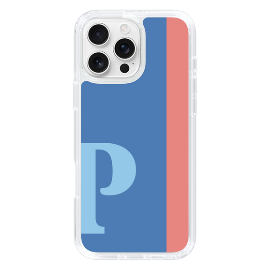 Slim Protection Case［ オリジナル - initial color line - P blue ］