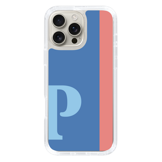 Slim Protection Case［ オリジナル - initial color line - P blue ］