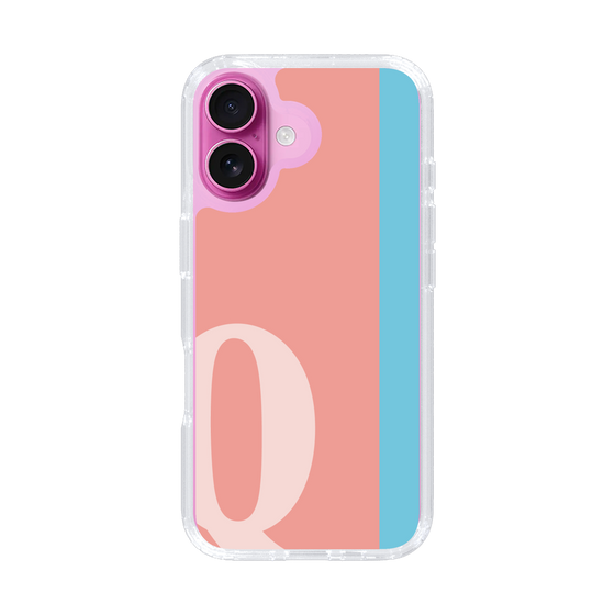 Slim Protection Case［ オリジナル - initial color line - Q pink ］