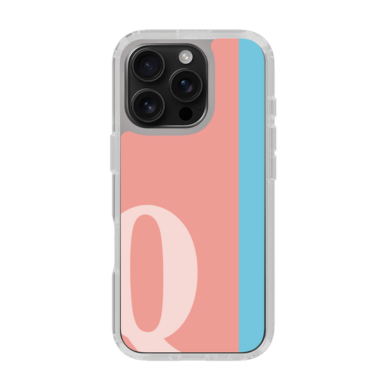 Slim Protection Case［ オリジナル - initial color line - Q pink ］