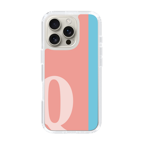 Slim Protection Case［ オリジナル - initial color line - Q pink ］