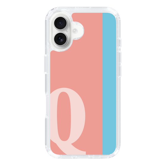 Slim Protection Case［ オリジナル - initial color line - Q pink ］