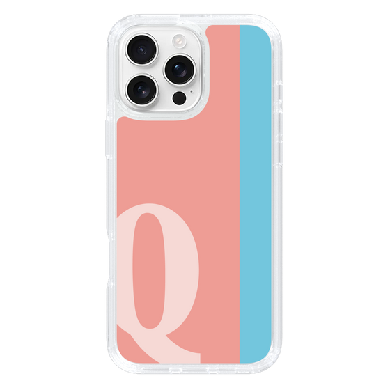 Slim Protection Case［ オリジナル - initial color line - Q pink ］