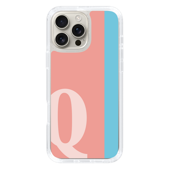 Slim Protection Case［ オリジナル - initial color line - Q pink ］