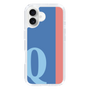 Slim Protection Case［ オリジナル - initial color line - Q blue ］