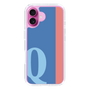 Slim Protection Case［ オリジナル - initial color line - Q blue ］