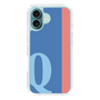 Slim Protection Case［ オリジナル - initial color line - Q blue ］