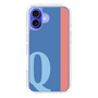 Slim Protection Case［ オリジナル - initial color line - Q blue ］