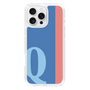 Slim Protection Case［ オリジナル - initial color line - Q blue ］