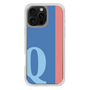 Slim Protection Case［ オリジナル - initial color line - Q blue ］