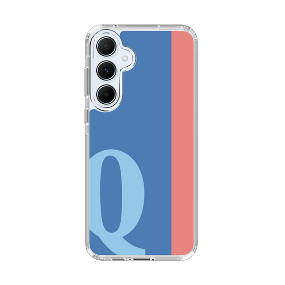 Slim Protection Case［ オリジナル - initial color line - Q blue ］