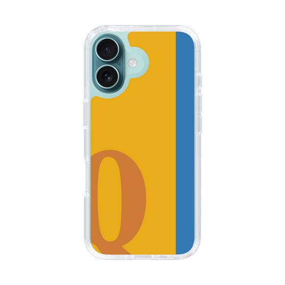 Slim Protection Case［ オリジナル - initial color line - Q orange ］