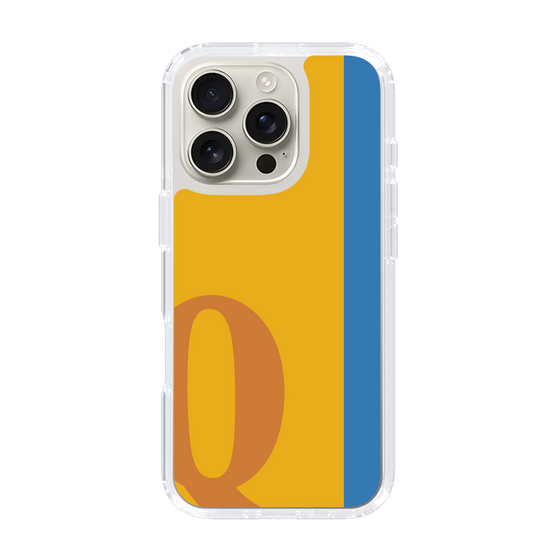 Slim Protection Case［ オリジナル - initial color line - Q orange ］