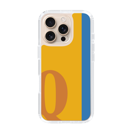 Slim Protection Case［ オリジナル - initial color line - Q orange ］
