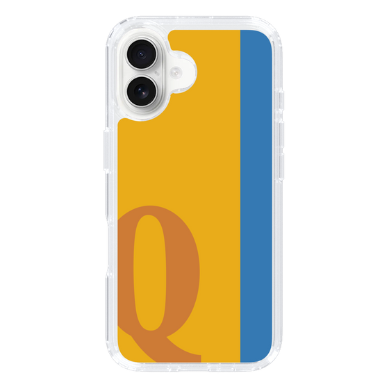 Slim Protection Case［ オリジナル - initial color line - Q orange ］