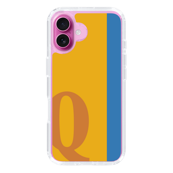 Slim Protection Case［ オリジナル - initial color line - Q orange ］