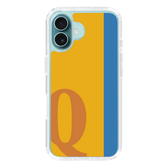 Slim Protection Case［ オリジナル - initial color line - Q orange ］