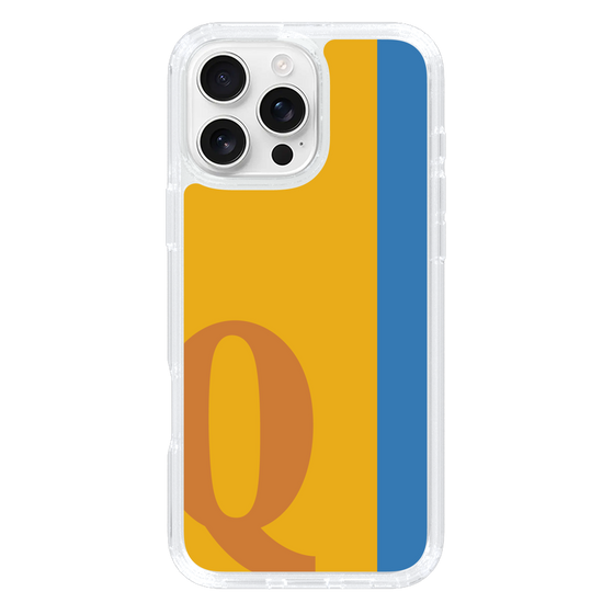 Slim Protection Case［ オリジナル - initial color line - Q orange ］
