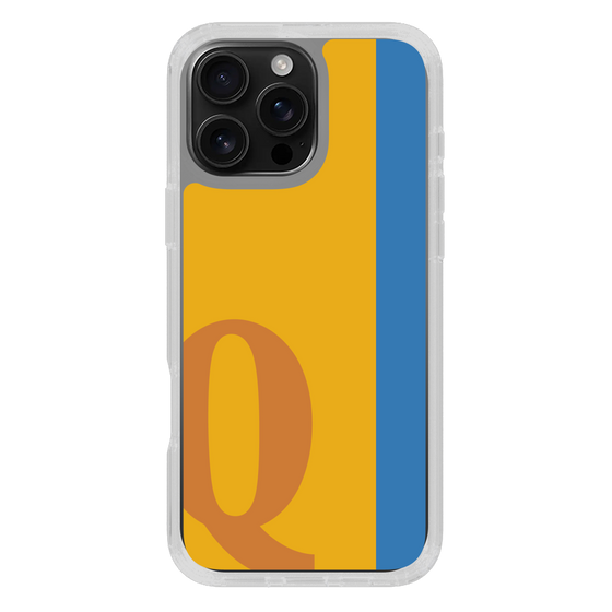 Slim Protection Case［ オリジナル - initial color line - Q orange ］
