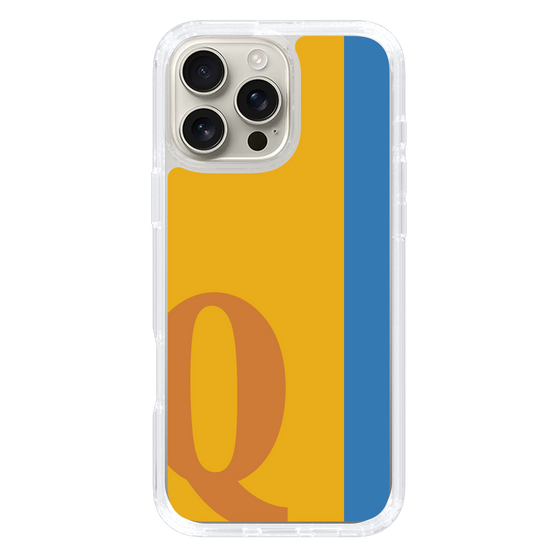 Slim Protection Case［ オリジナル - initial color line - Q orange ］