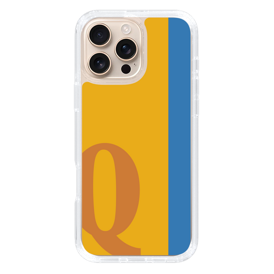 Slim Protection Case［ オリジナル - initial color line - Q orange ］