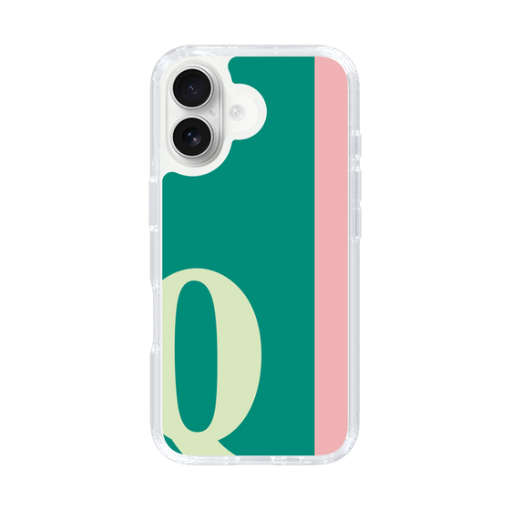 Slim Protection Case［ オリジナル - initial color line - Q green ］