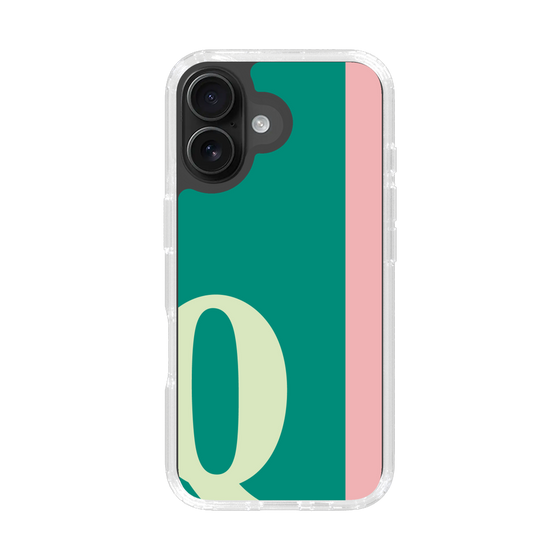 Slim Protection Case［ オリジナル - initial color line - Q green ］