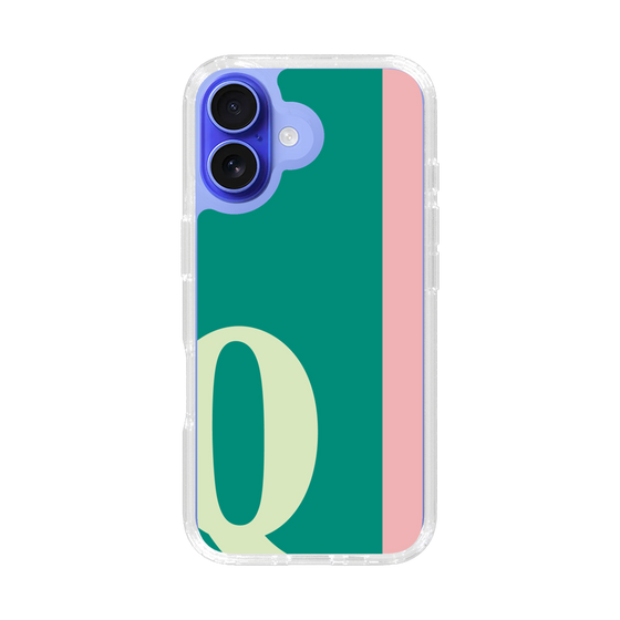 Slim Protection Case［ オリジナル - initial color line - Q green ］