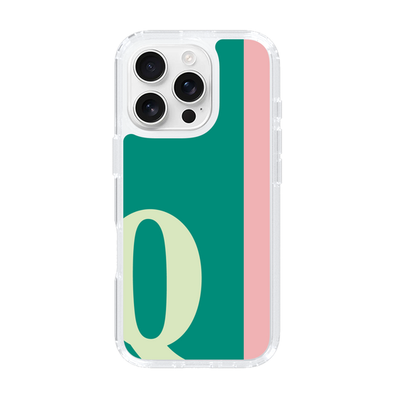 Slim Protection Case［ オリジナル - initial color line - Q green ］
