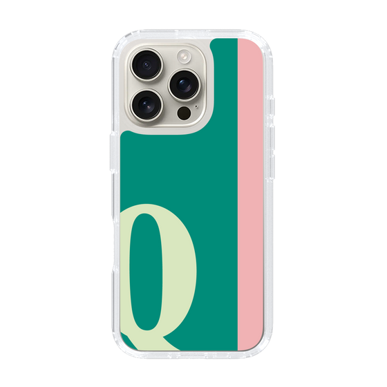 Slim Protection Case［ オリジナル - initial color line - Q green ］