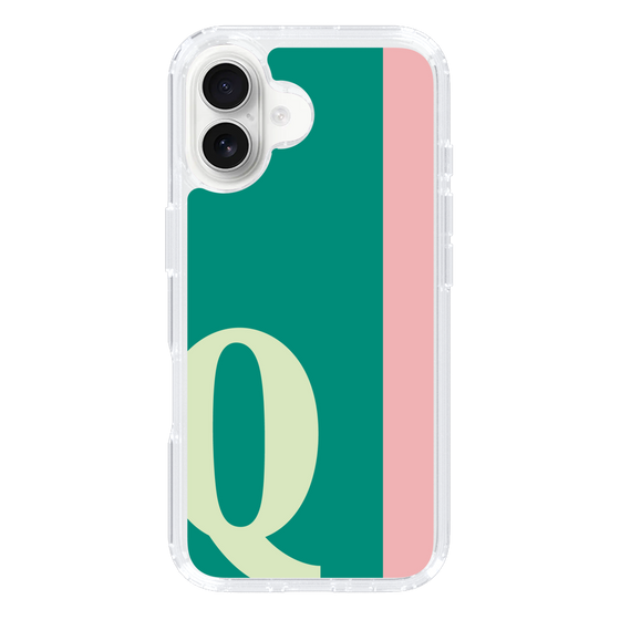 Slim Protection Case［ オリジナル - initial color line - Q green ］