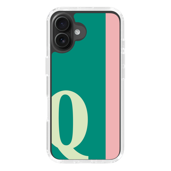Slim Protection Case［ オリジナル - initial color line - Q green ］