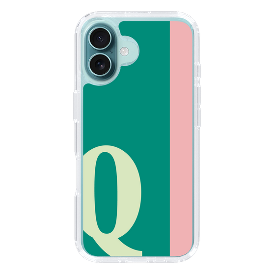 Slim Protection Case［ オリジナル - initial color line - Q green ］