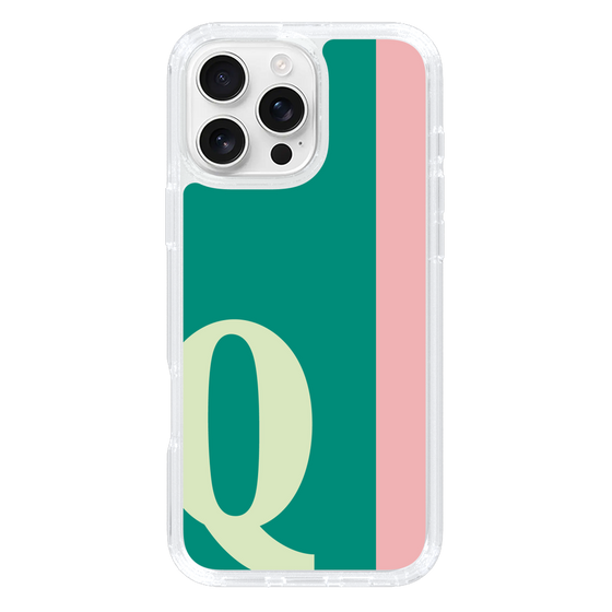 Slim Protection Case［ オリジナル - initial color line - Q green ］