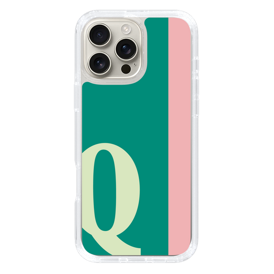 Slim Protection Case［ オリジナル - initial color line - Q green ］