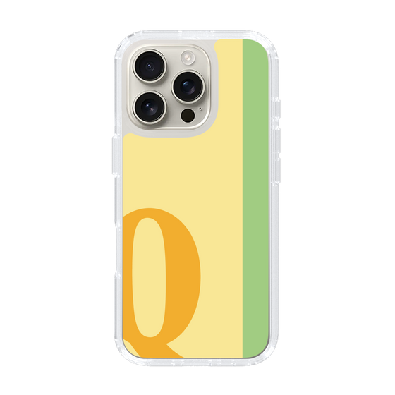 Slim Protection Case［ オリジナル - initial color line - Q yellow ］