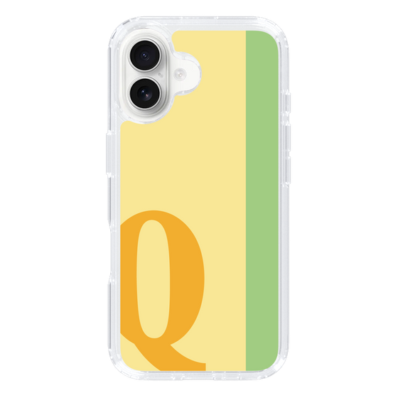 Slim Protection Case［ オリジナル - initial color line - Q yellow ］