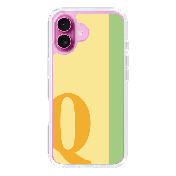 Slim Protection Case［ オリジナル - initial color line - Q yellow ］