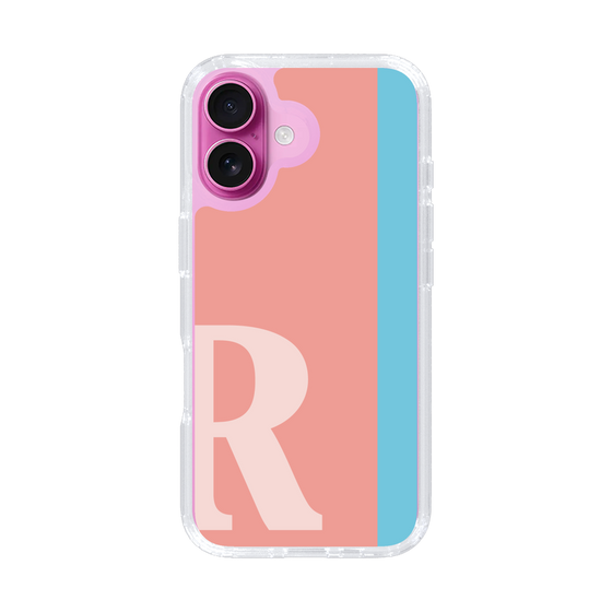 Slim Protection Case［ オリジナル - initial color line - R pink ］