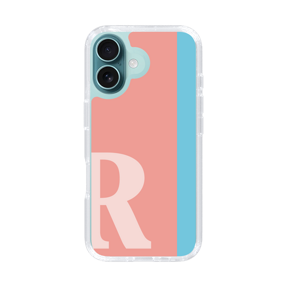 Slim Protection Case［ オリジナル - initial color line - R pink ］