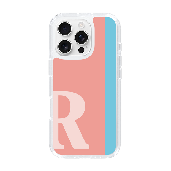 Slim Protection Case［ オリジナル - initial color line - R pink ］