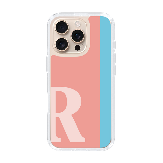 Slim Protection Case［ オリジナル - initial color line - R pink ］