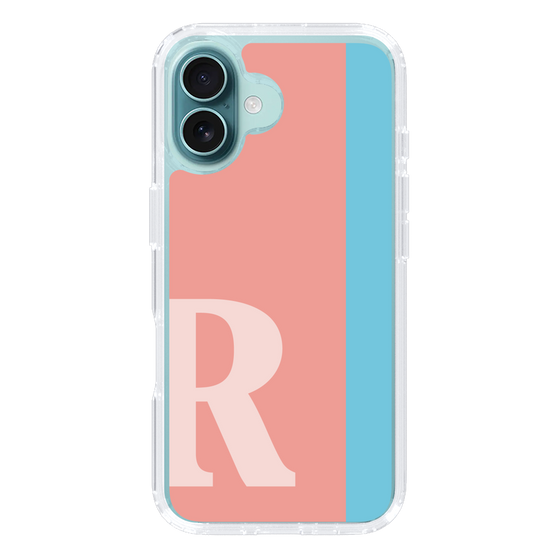Slim Protection Case［ オリジナル - initial color line - R pink ］