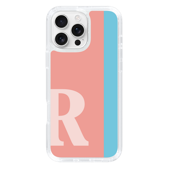 Slim Protection Case［ オリジナル - initial color line - R pink ］
