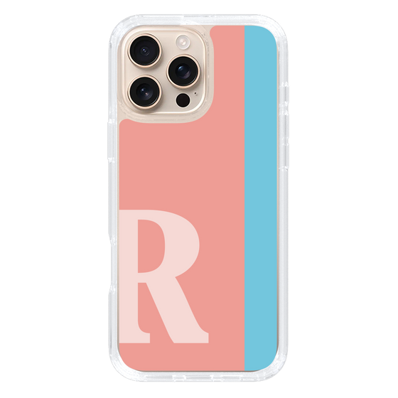 Slim Protection Case［ オリジナル - initial color line - R pink ］