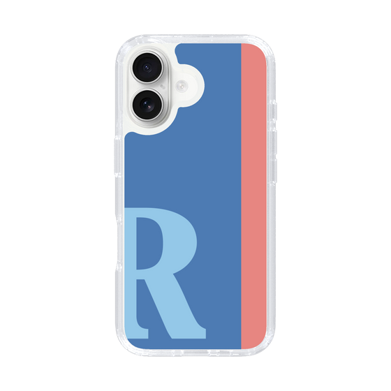 Slim Protection Case［ オリジナル - initial color line - R blue ］