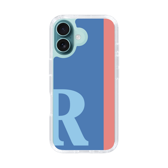 Slim Protection Case［ オリジナル - initial color line - R blue ］